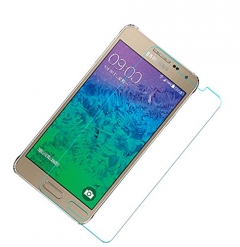 Стъклен протектор No brand Tempered Glass за Samsung Galaxy Alpha, 0.3mm, Прозрачен - 52082